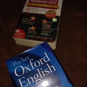 2BOOK COMBO( Manorama Yearbook 2015 & Oxford English Dictionary )