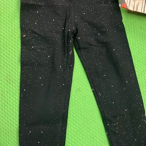 Black Glitter Jeggings 1-4 Years