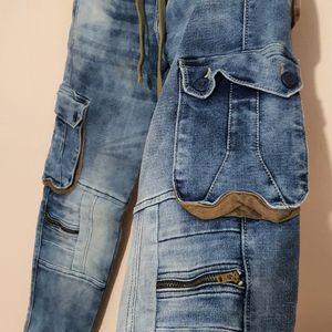 UNISEX Denim Cargo