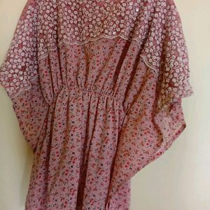 Floral Pink Kaftan