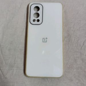 White Colour Oneplus Phone Cover