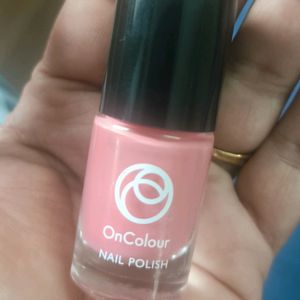 On Colour Nail Polish Peach Pink Shade