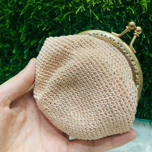 Crochet Clamp Coin Purse