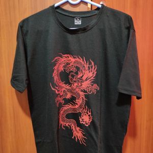 Dragon Printed T Shirt