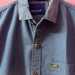 Blue Jean Shirt For Boys 12 To 14 Years