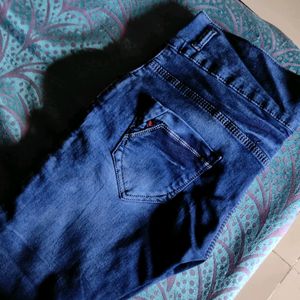 Terific High Waist Blue Jeans For Girls