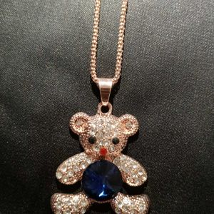 Teddy Rose Gold Neck Chain