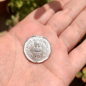 Rare 2 Rupee Error National Integration Coin