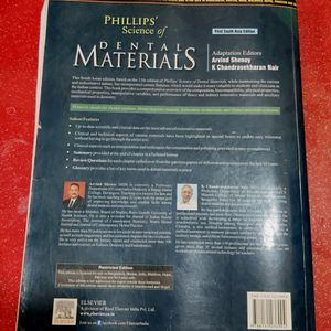 Phillips Science Of Dental Materials