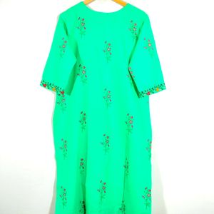 Turquoise Green Kurta Sets (Women's)
