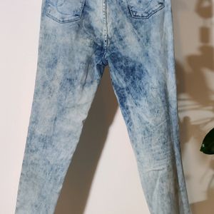 ELLE Washed Slim Jeans In 30inch Waist