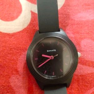 Black Sonata colorpop Watch