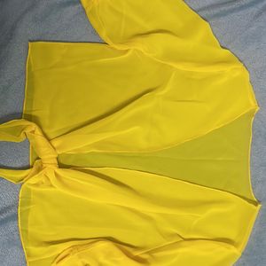 bright yellow shrug