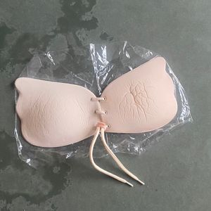 Beige Stick On Bra