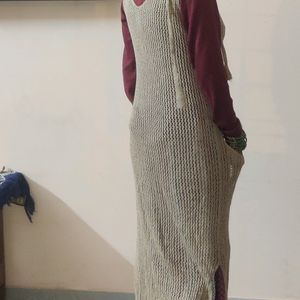 Crochet Wool Beech Wear Dress