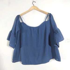 Greyish Blue Tops (Women's)