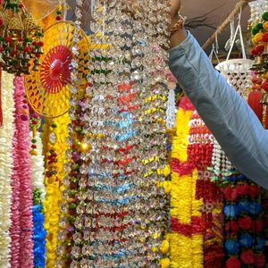 Diwali Offer💎10 Crystal Clear Beads Curtains