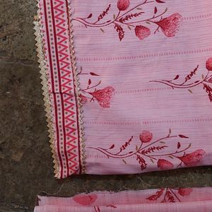 Pink Ethnic Dress Material