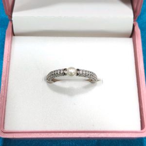 925 Italian Silver Ladies Ring