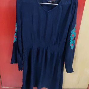 Globus Brand Navy Blue Midi