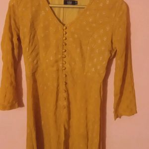 Yellow Kurti