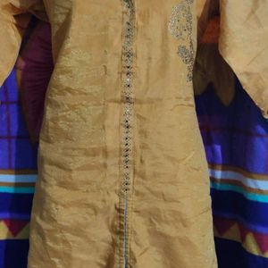 Gold Clr Long Kurta