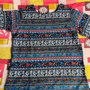 Printed Multi Colour Top