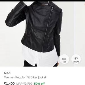 MAX Faux leather Jacket