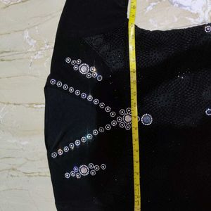 Black Abaya With Dupatta