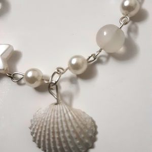 Real Shell Pearl Bracelet