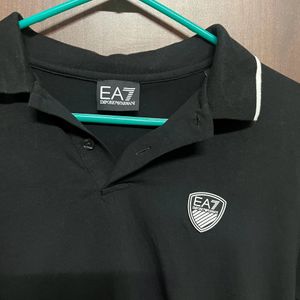 Authentic Armani Polo Black Tshirt