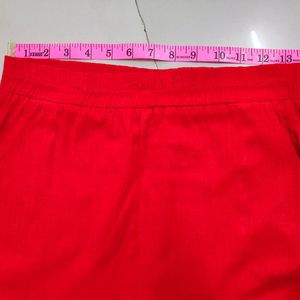 Red Potli Anchore Pant (Lagging) With Dupatta