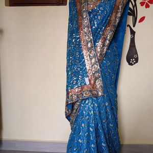 New Designer all over work saree