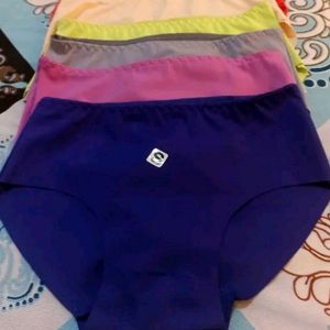 WOMEN'S MULTICOLOR SEAMLESS HIPSTER ICE SILK PANTY