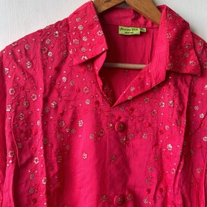 Sequinned Shirt By Gujarati- Mount Abu