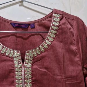 Dust Rose Pink Kurti