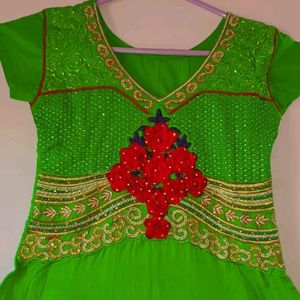 Ethnic Cotton Kurti Set.