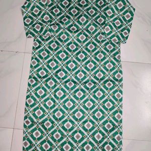 Green Printed Kurti