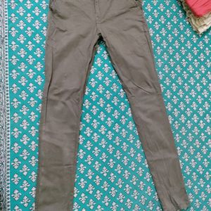 Olive Colour Pants