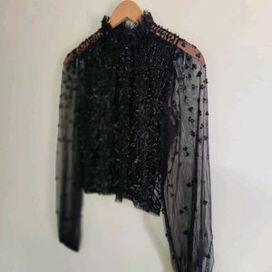 Black Designer Top Size-32-34