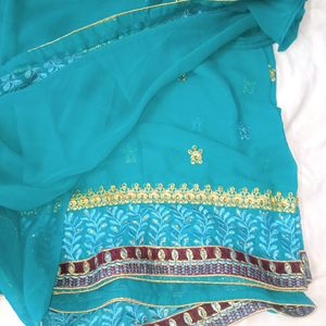 Embroidery Work Georgette Saree