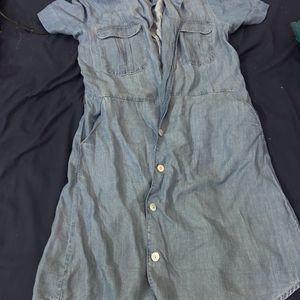 Denim Shirt Dress