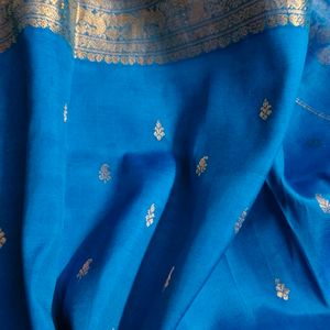 Pure Kanchi Pattu Saree 💙