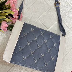 Ash blue sling bag