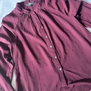 Branded Burgundy Tunic