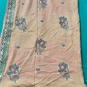 Heavy Embroidery Saree