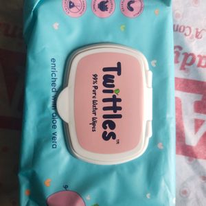 TWITTLES Baby Skincare Wipes 99% water Wet Wipe