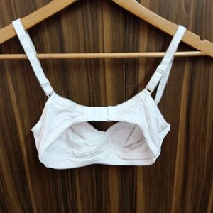 White Bow Bra