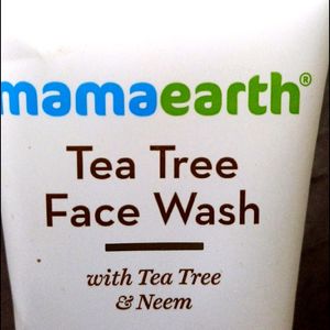 Mama Earth Tee Tree Face Wash New Unsealed No Coin