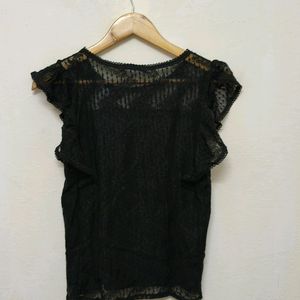 Trendy New Black Top For Women